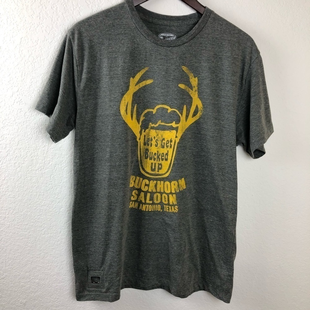 Brew City Mens Graphic Tee, Gray Large